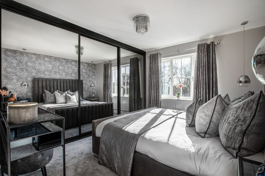 Grey bedroom colour scheme